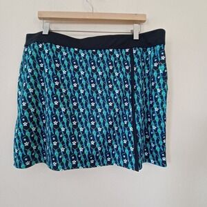 Callaway Skort XL Tennis Golf Bird Print 16" PullOn Athleisure Activewear Casual